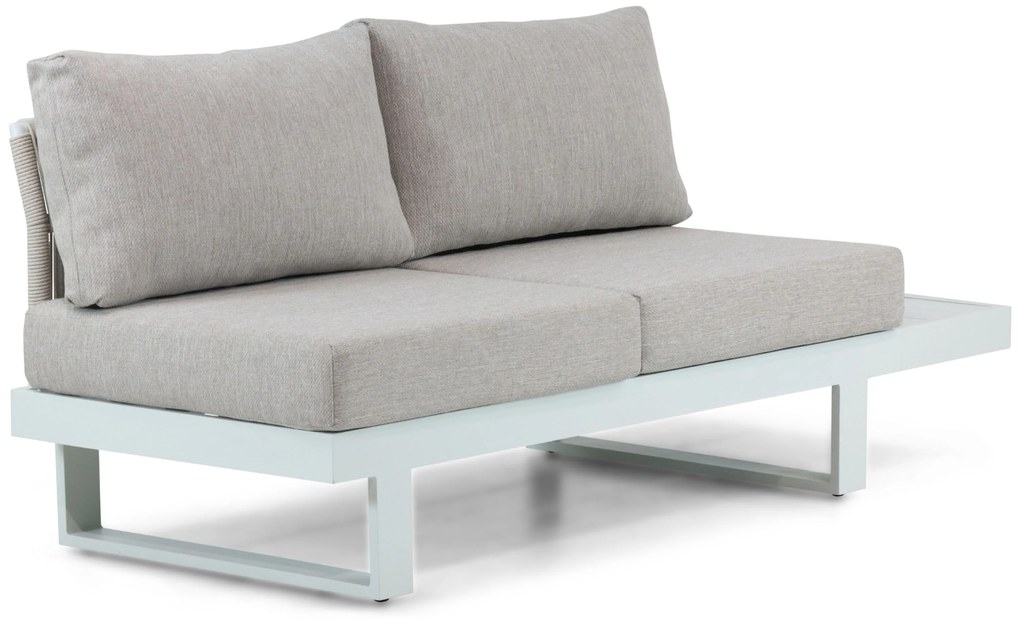 Hoek loungeset 6 personen Aluminium Wit  Lifestyle Garden Furniture Lorenzo