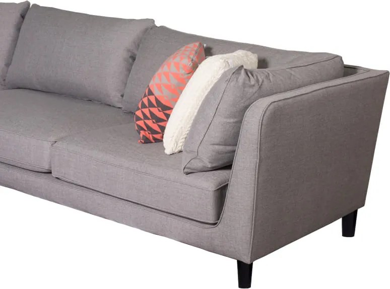 Hoekbank - Samba - links - stof Inari lichtgrijs 91