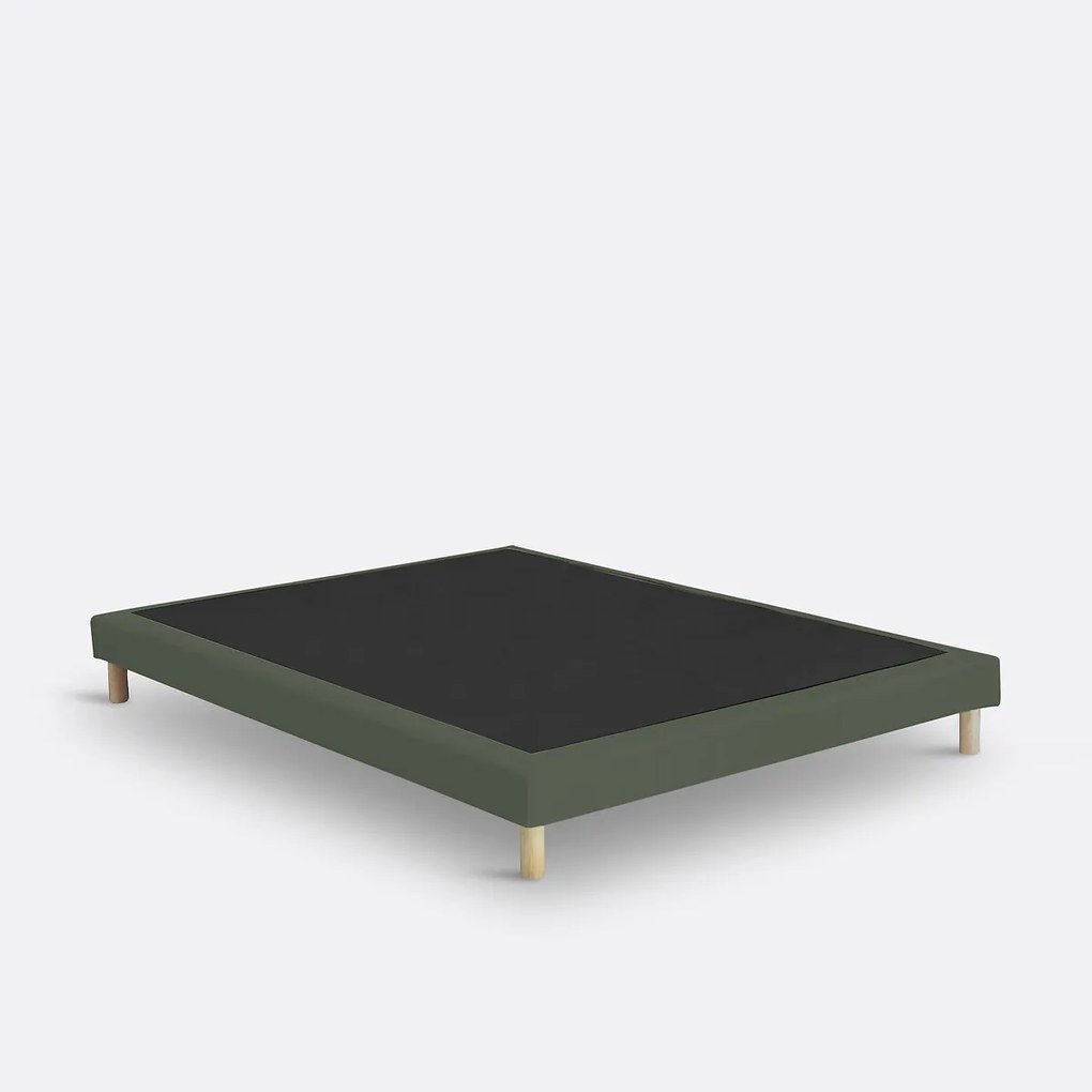 Beklede bedbodem met 12 latten en pootjes