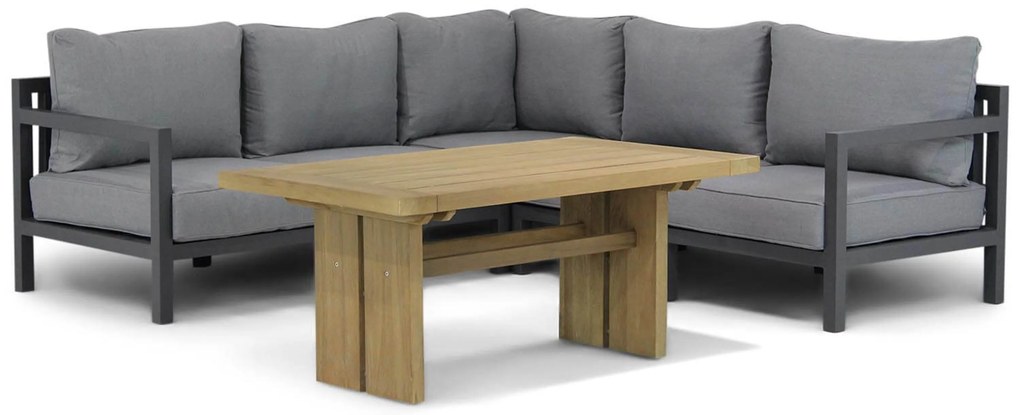 Dining Loungeset 5 personen Aluminium Grijs  Lifestyle Garden Furniture Lagos/Brighton