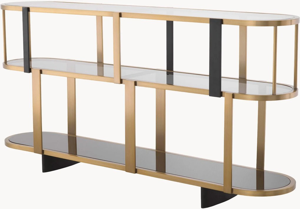 Wandrek Clio met glazen planken