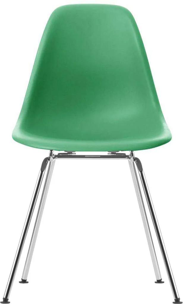 Vitra DSX stoel kuip classic green onderstel verchroomd