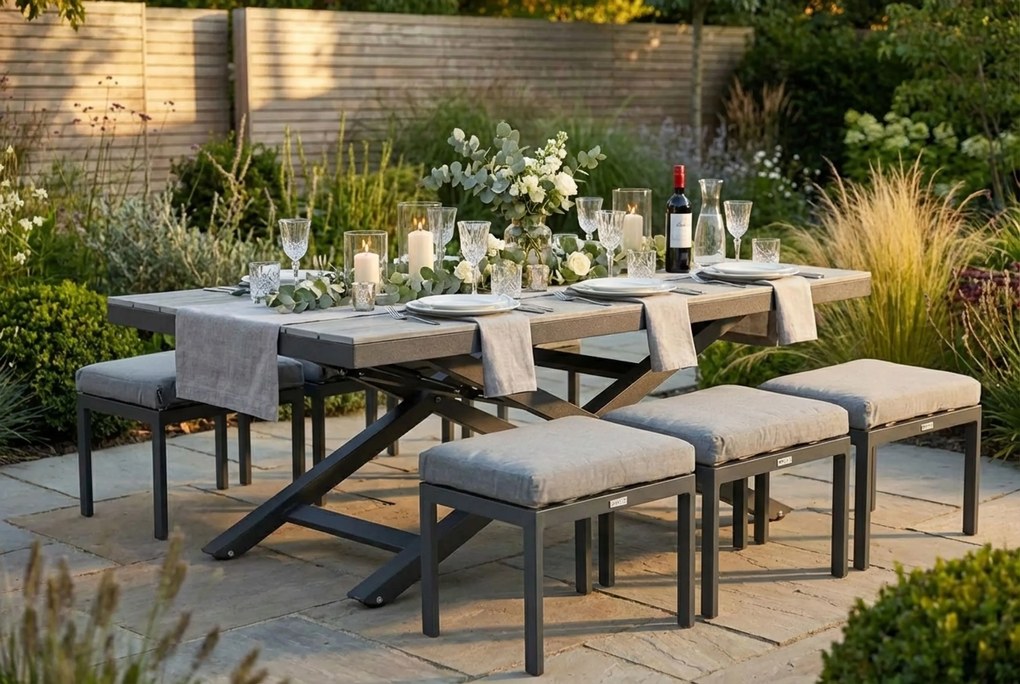 Picknick Set 6 personen Aluminium Grijs Lifestyle Garden Furniture Palazzo