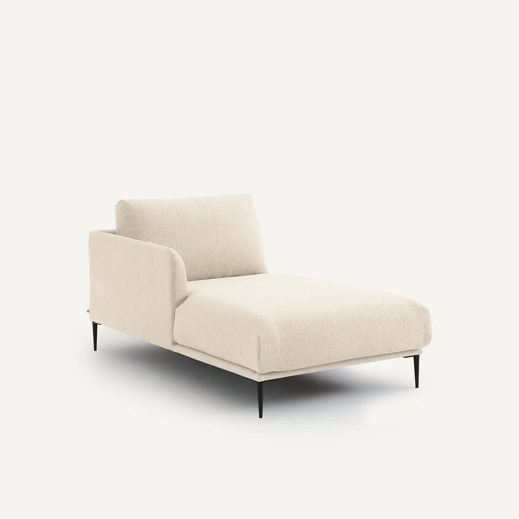 Longchair van gerecycled chenille, OSCAR, ontwerp Emmanuel Gallina