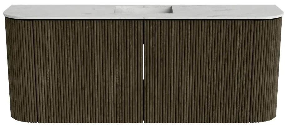 Mondiaz Joya DLux 105cm toiletmeubel ronding links/rechts shadow met wastafel faye midden zonder kraangat opalo