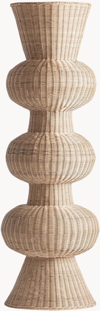 Vloerlamp Floor van rotan