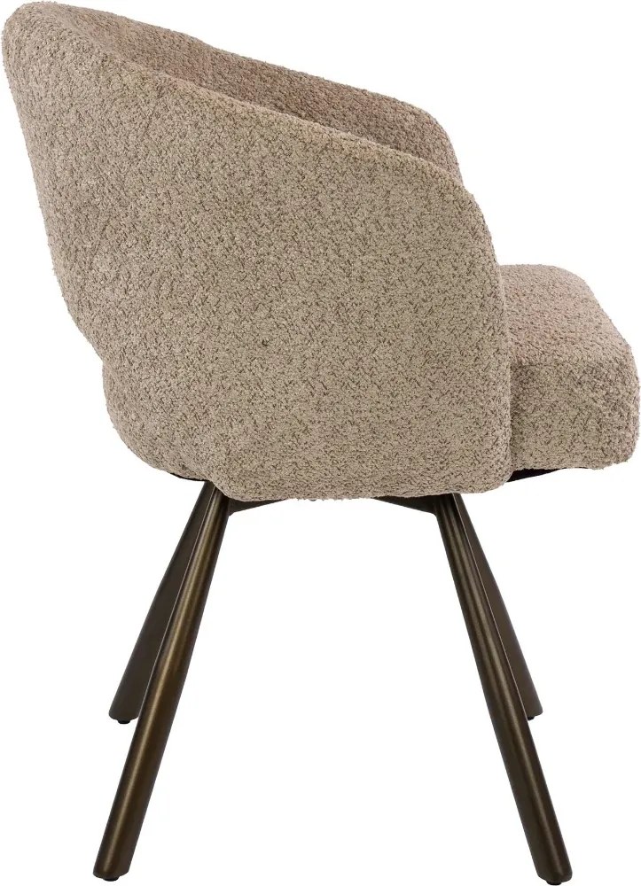 Draaibare Eetkamerstoel Boucle