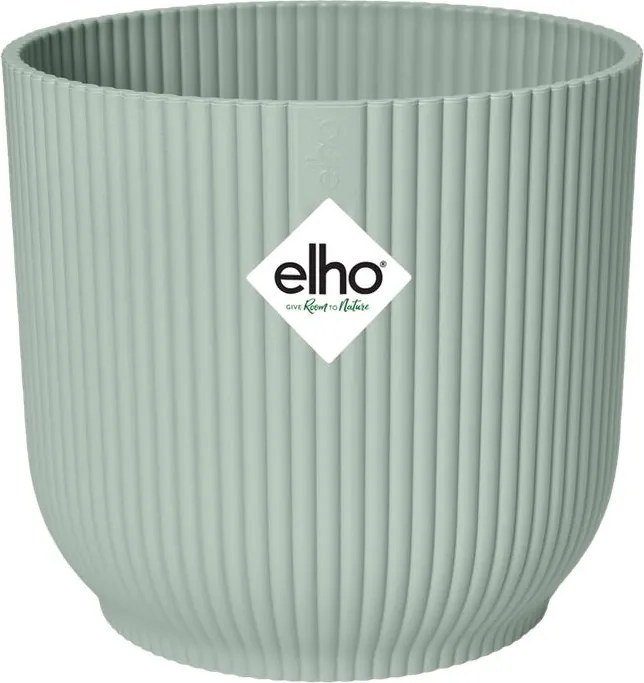 elho Vibes Fold Rond 14 - Sorbet groen (Groen) - Diameter 14 x H 13 cm - Ideaal voor binnen - 100% gerecycled