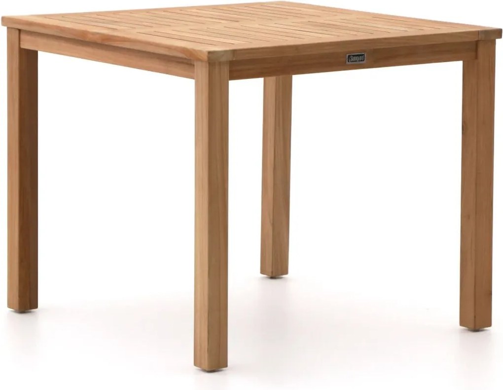 Tuin eettafel Sunyard | Vierkant  | Tuintafel Teakhout | 90x90cm | 4 personen | Kees Smit Tuinmeubelen