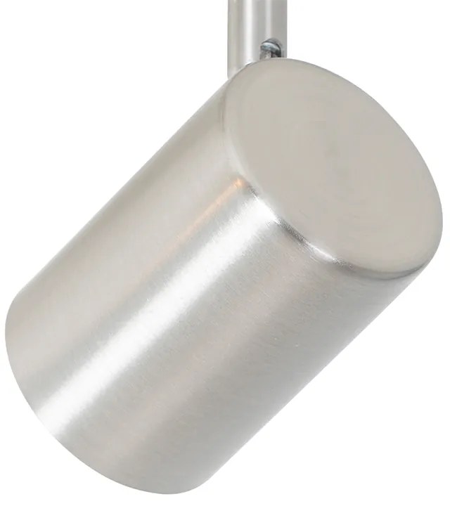 Moderne plafondlamp staal 2-lichts verstelbaar - Jeana