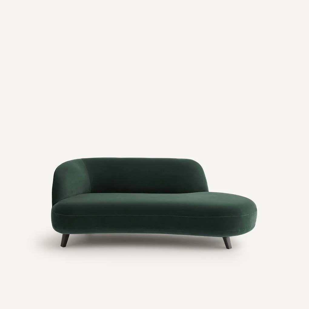 Slaapbank, fluweel, ROSEBURY, ontwerp Emmanuel Gallina