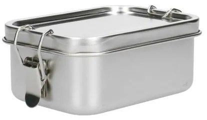 Lunchbox met siliconen ring, RVS, 550 ml