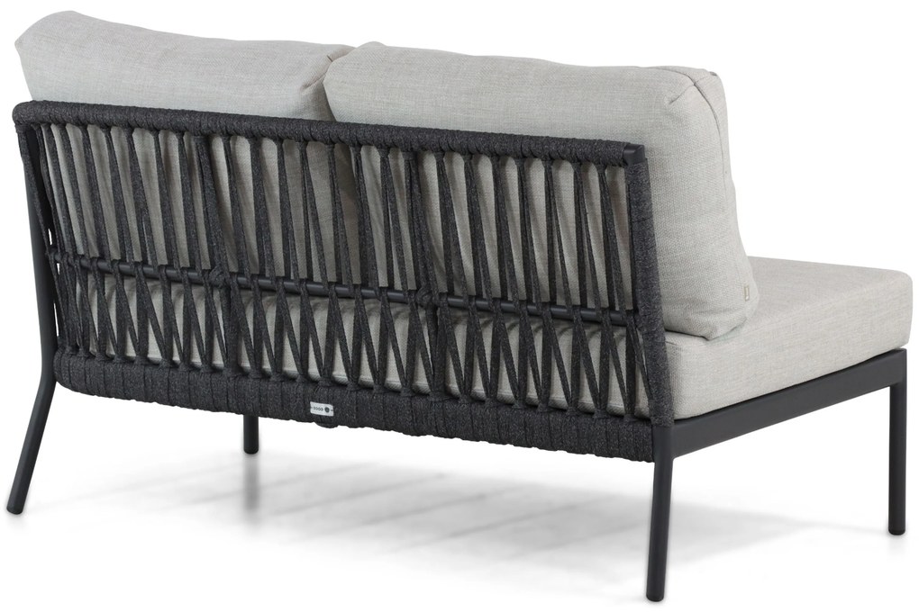 Hoek loungeset 5 personen Aluminium/rope Grijs  Coco Puerto/Montana