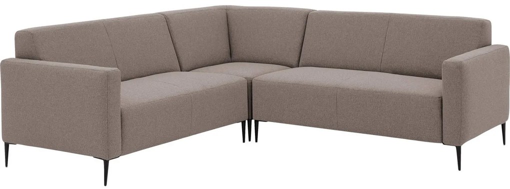 Goossens  Key West grijs, stof, 2-zits, modern design