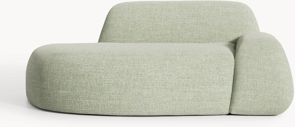 Bouclé bank Wolke (2-zits) met chaise longue