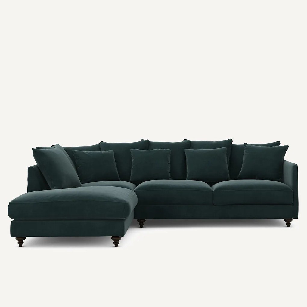 Fluwelen hoekslaapbank, Lazare