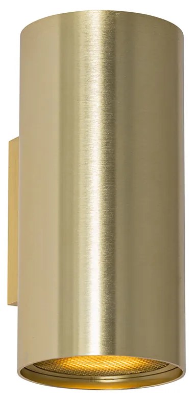 Design wandlamp goud rond 2-lichts - Sab Honey