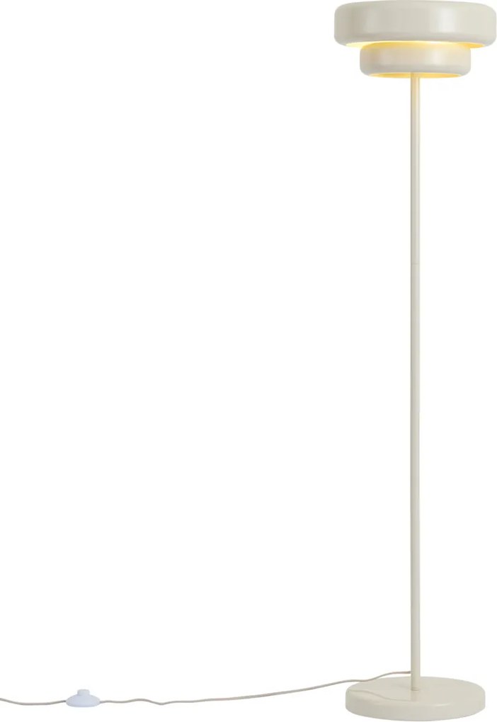 Retro vloerlamp beige 140cm - Ophelia