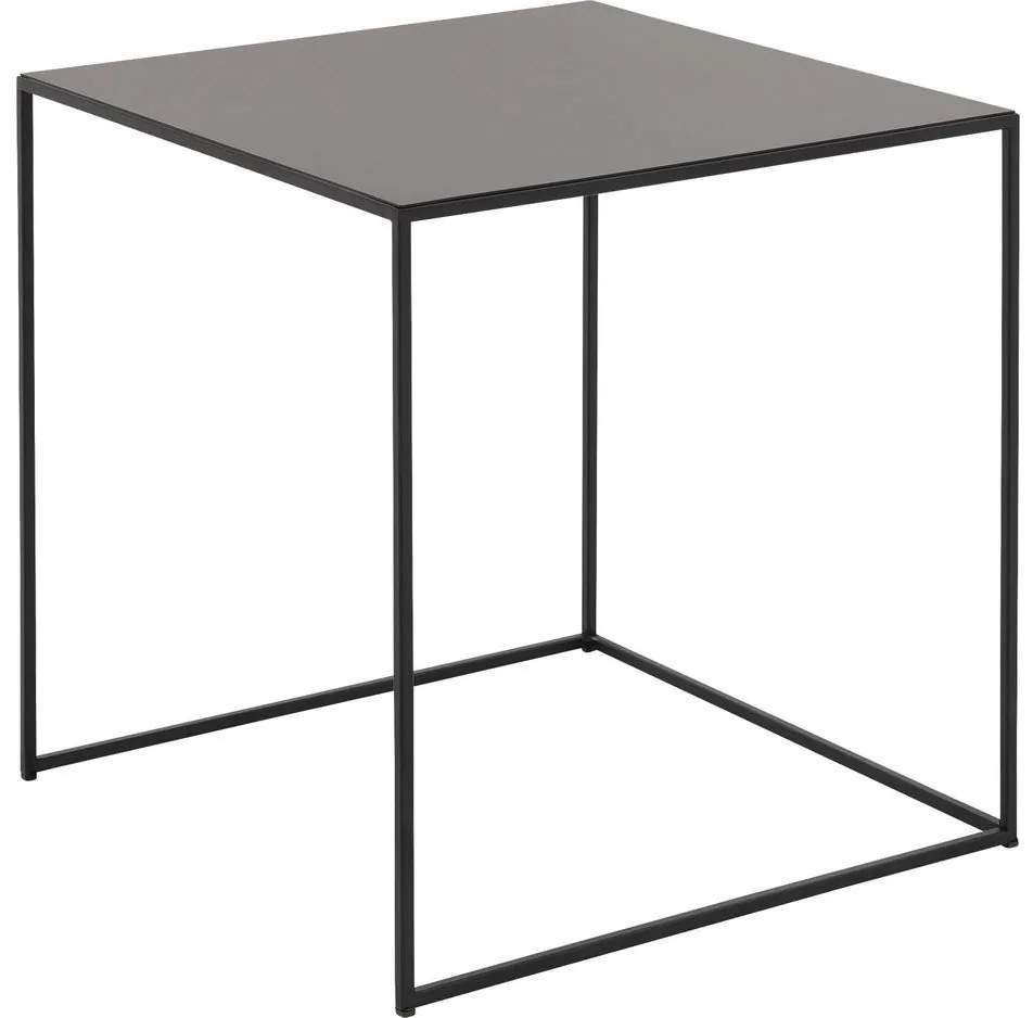 Goossens Bijzettafel Filas, metaal zwart, elegant chic, 50 x 50 x 50 cm
