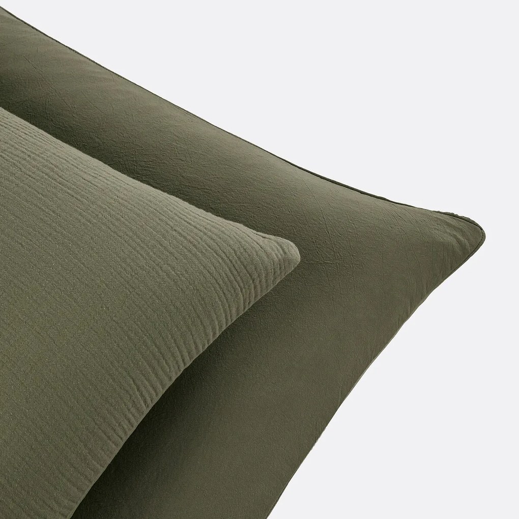 Kussenhoes, katoen gaas/gewassen katoen, KUMCO