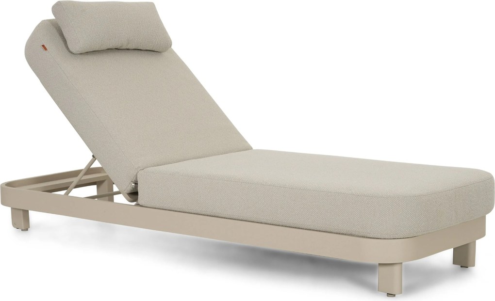 Santika Furniture Santika Nanda Ligbed Aluminium Zand/Beige