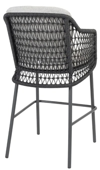 4 Seasons Outdoor Tramonti barstoel antraciet SALE  Tuinstoel    antraciet weerbestendig