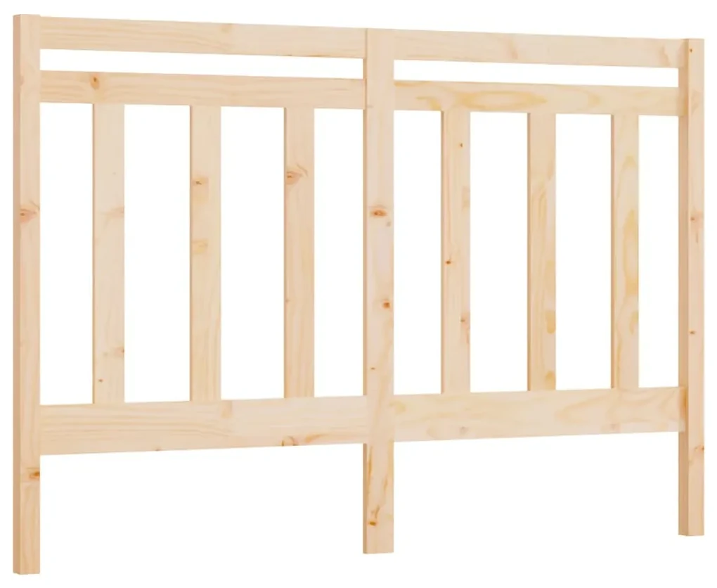 vidaXL Hoofdbord 146x4x100 cm massief grenenhout
