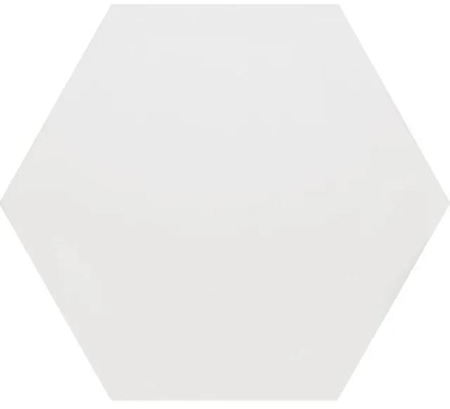 Douglas Jones Vintage Wandtegel hexagon 15x17cm 8mm witte scherf Blanco 1416691