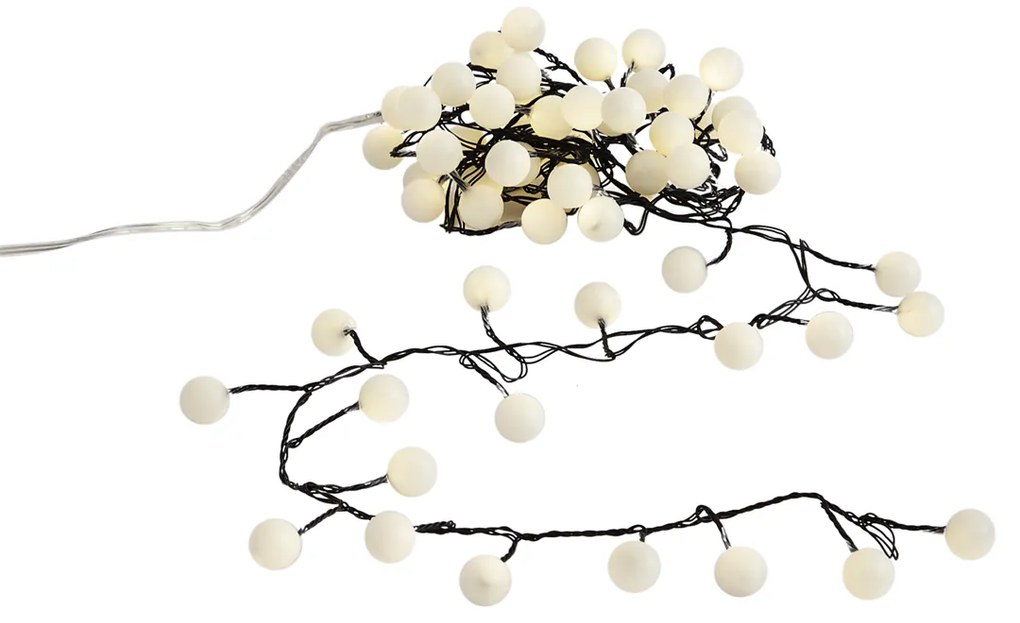 Kerst lichtsnoer groen met 70 LED's wit 3,5m IP20 - Dasher