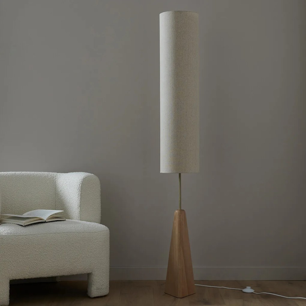 Lamp in massief eik, Nestwood