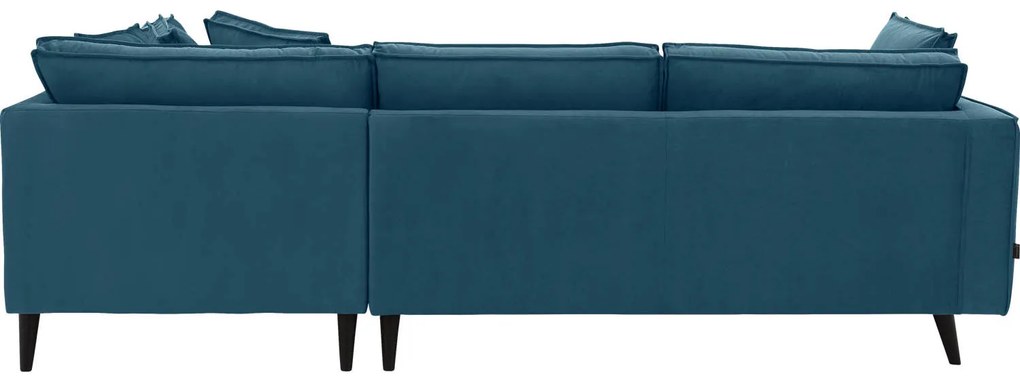 Goossens Bank Suite blauw, stof, elegant chic