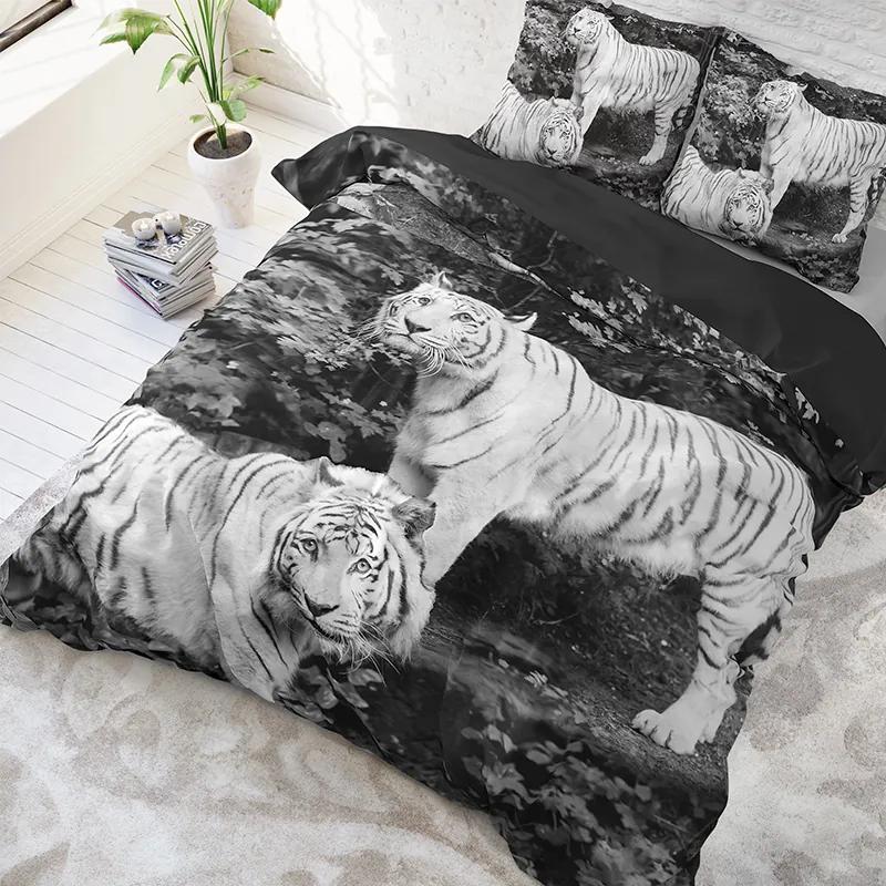 DreamHouse Bedding Tigers 1-persoons (140 x 220 cm + 1 kussensloop) Dekbedovertrek