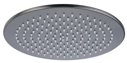 Fortifura Calvi Hoofddouche 30cm rond 6mm Geborsteld Gunmetal PVD SW1139123