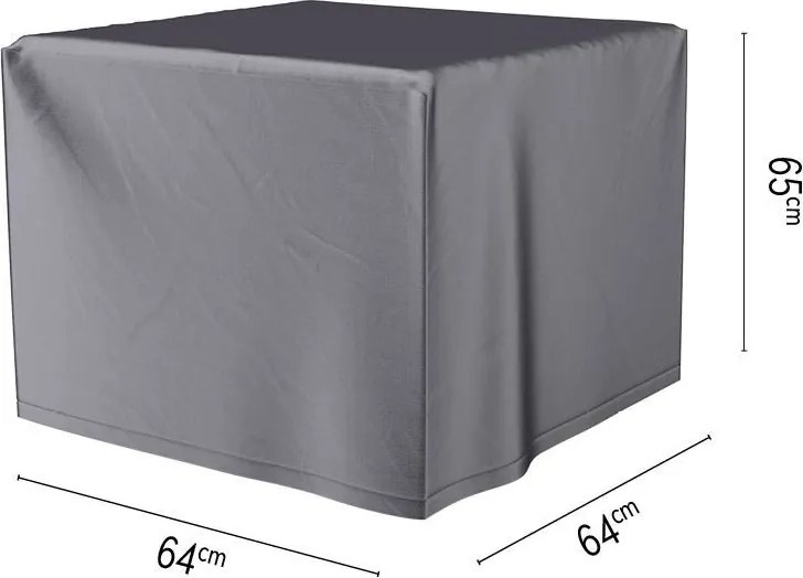 Platinum Aerocover vuurtafelhoes - Ademende hoes voor vuurtafels 64 x 64 x H65cm