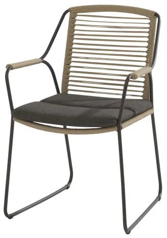 4 Seasons Outdoor Scandic dining chair      zwart weerbestendig