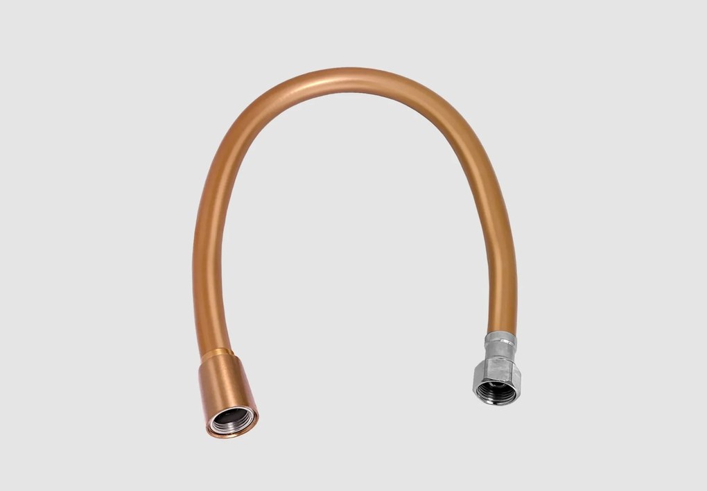 Clou aansluitslang 40cm 3/8" brons geborsteld PVD