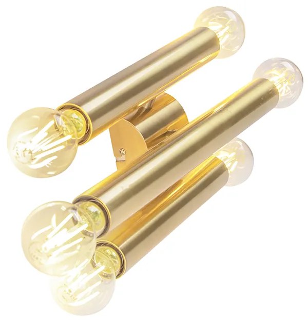 Hotel Chique wandlamp goud 6-lichts -Tubi