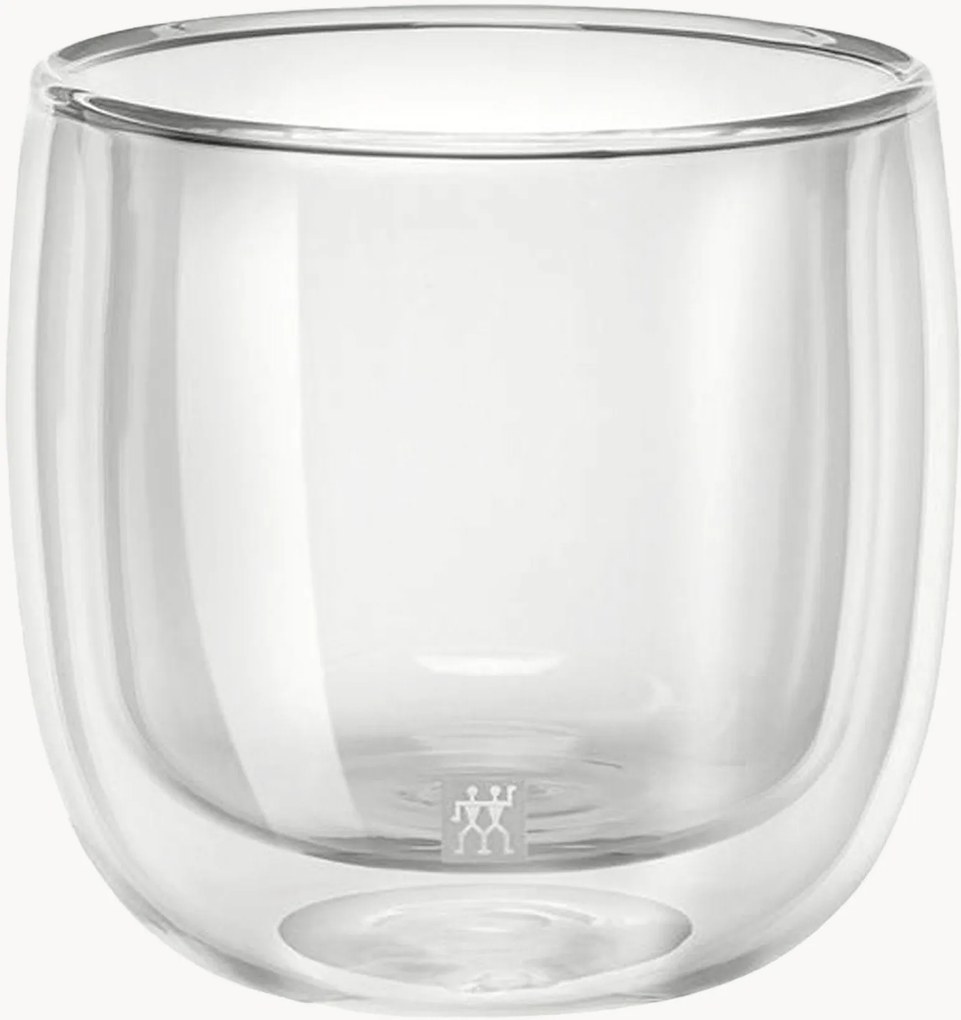 Dubbelwandige theeglazen Sorrento, 2-delig