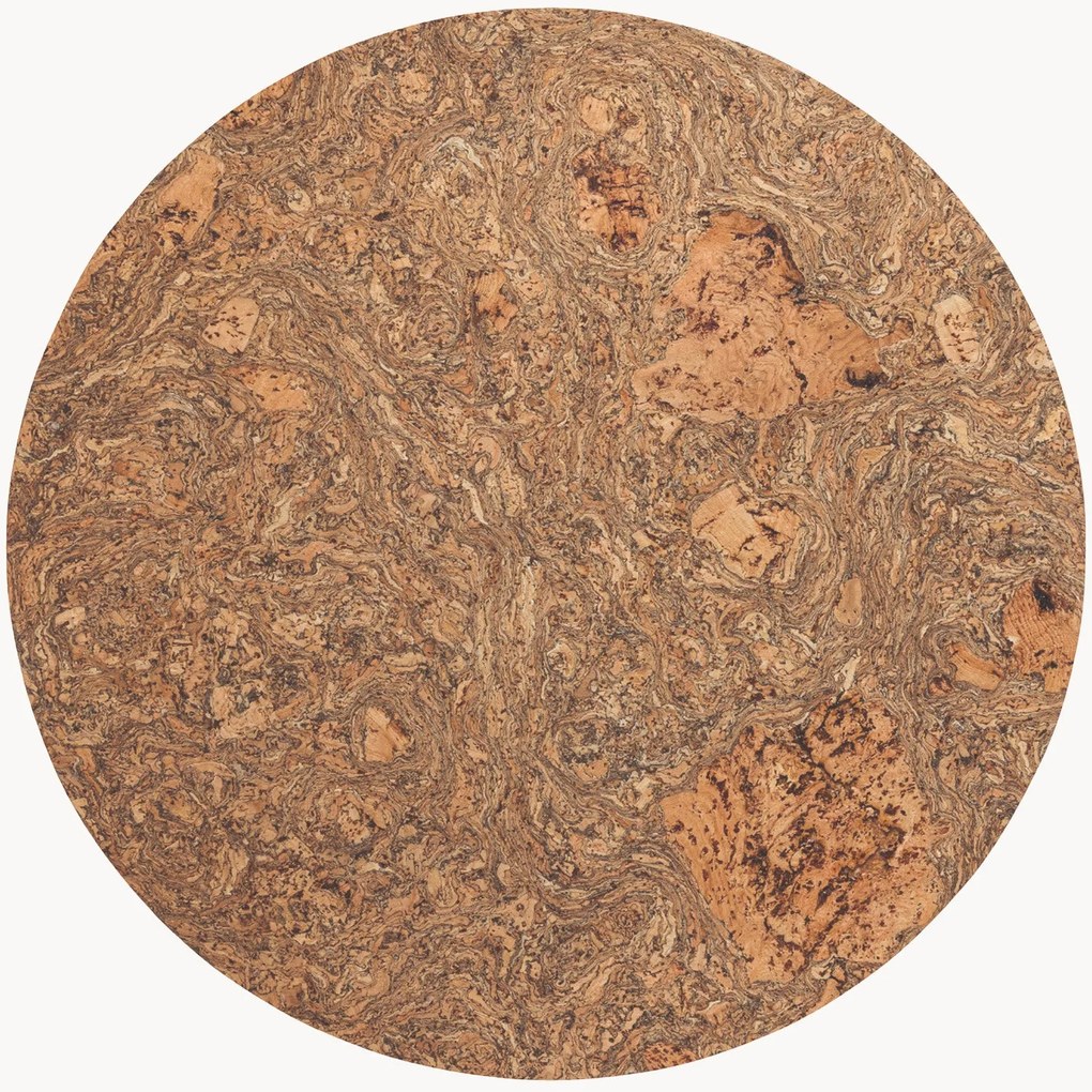 Ronde kurken placemats Iceberg, 4-delig