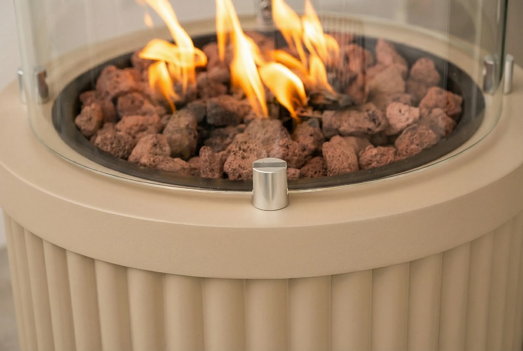 Cosipillar Curved Loft Beige Aluminium Zand/Beige