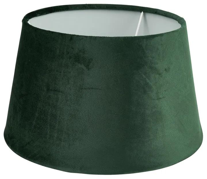 Lampenkap velvet - groen - ø33 cm
