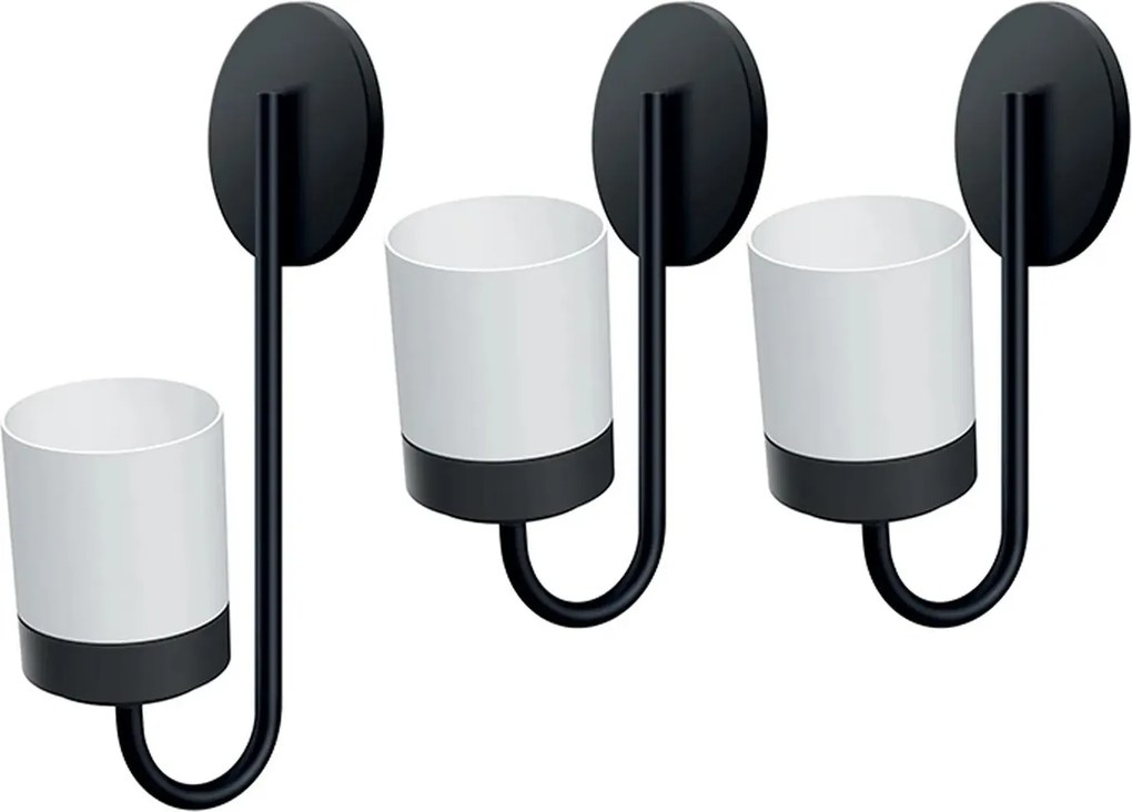 Prosperplast Bloomie Hanger Set - Wandplantenbakken Wit - 3 stuks - 27x23,5x84,5 cm