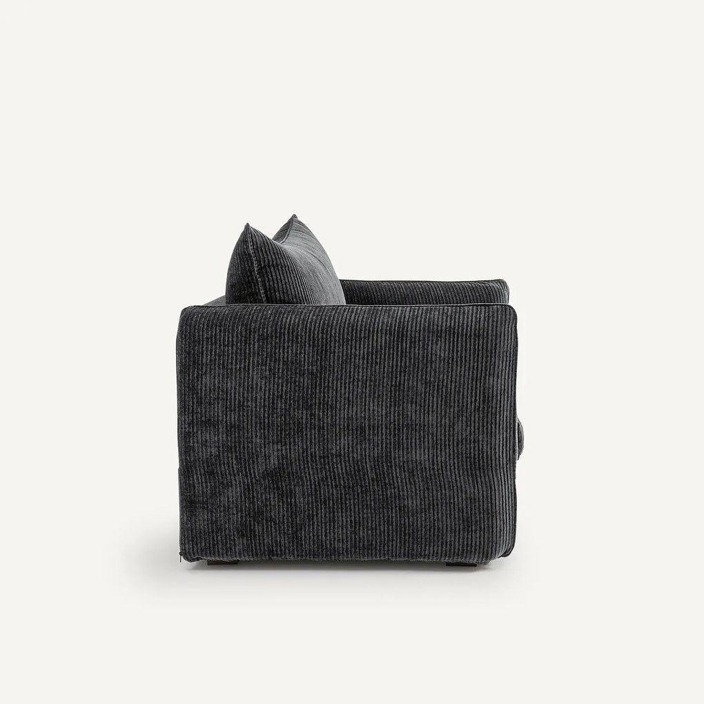 Fauteuil in geribd fluweel, Néo Chiquito