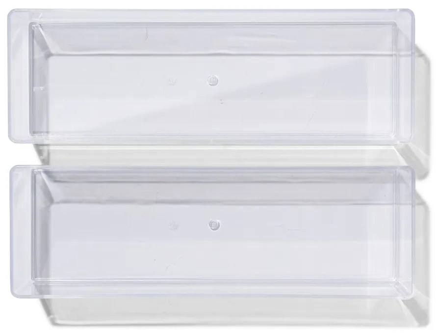 HEMA Bakje Transparant M - 2 Stuks (transparant)