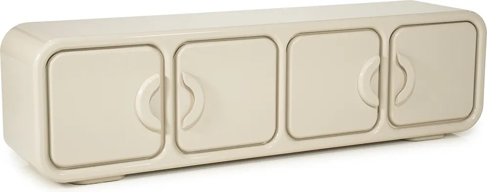 Retro TV-meubel Beige - 176x39x50cm.