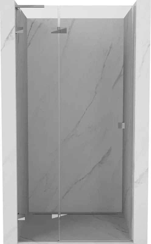 Mexen Lunar L draaideur voor douche links 90 cm, transparant, chroom - 834L-090-000-01-00-L