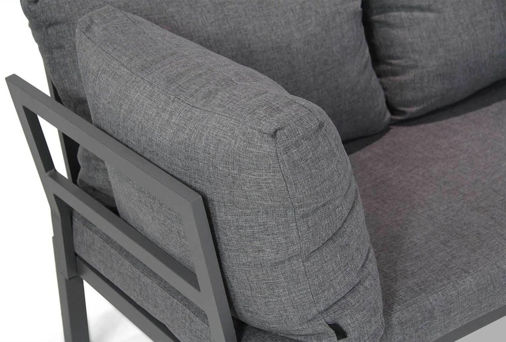 Loungeset tuin 4 personen Aluminium Grijs  Domani Furniture Otium