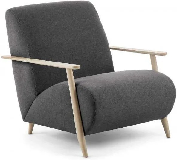 Kave Home Meghan fauteuil graphite