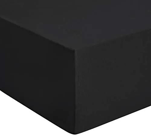 Jersey premium hoeslaken, antraciet - 80 x 200 cm