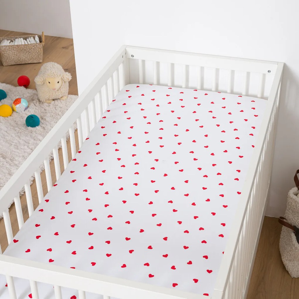 Hoeslaken baby katoen, omslag 17 cm, Scacco